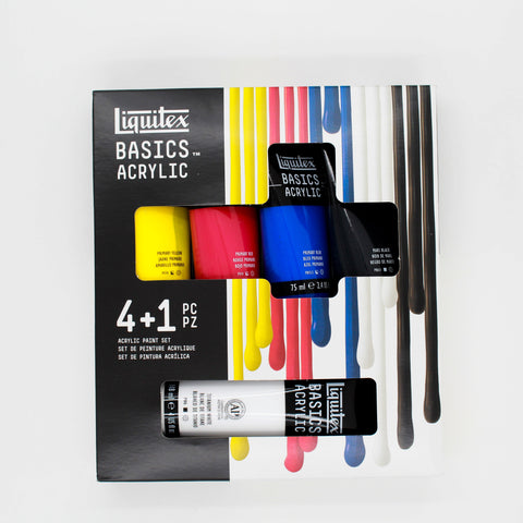 Set Liquitex Basics Colores Básicos 4 + 1