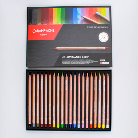 Lápices De Color Caran D'Ache Luminance c/20