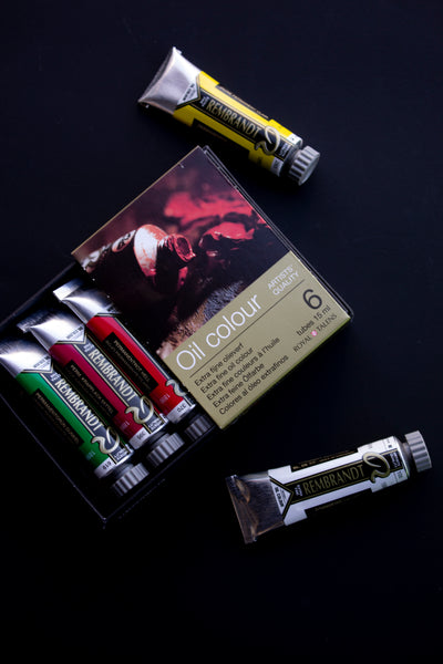 Set c/6 óleos Rembrandt 15 ml