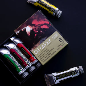 Set c/6 óleos Rembrandt 15 ml