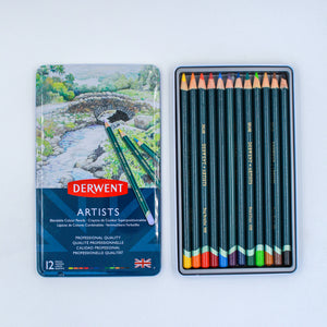 Lápices Derwent Artists Caja Metálica c/12