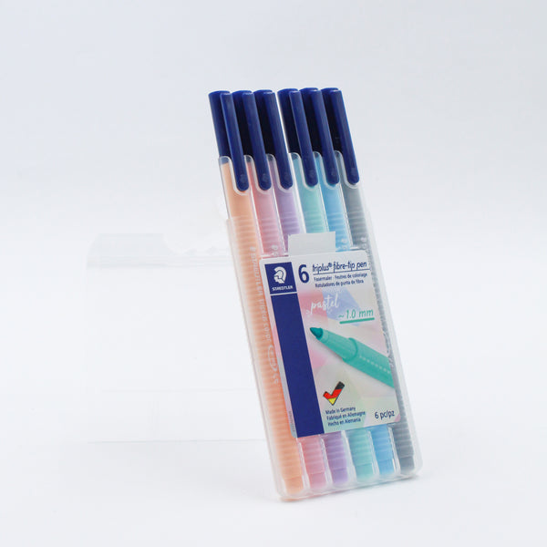 Rotuladores Staedtler Triplus Fineliner Punta De Fibra Pasteles c/6
